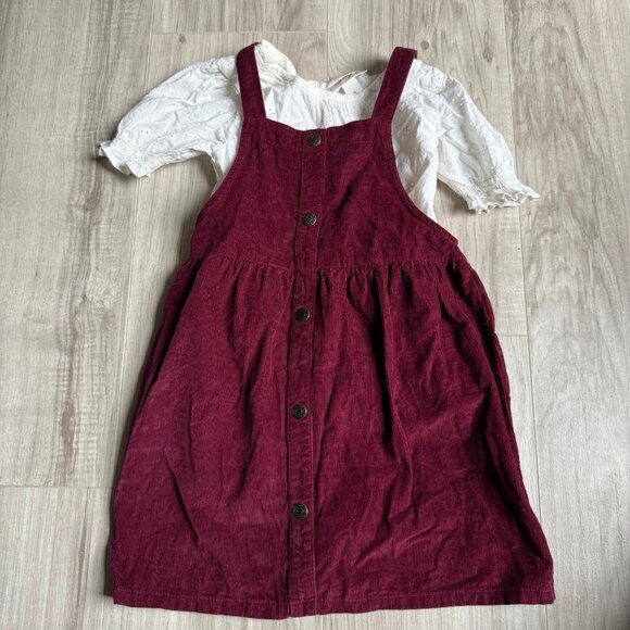 Cat & Jack Other - Cat & Jack Jumper Dress Shirt Set Holiday Christmas